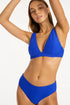 Sea Level Honeycomb Longline Bra Top